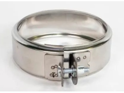 Хомут обжимной 220, AISI 430/0,5мм, h=46мм